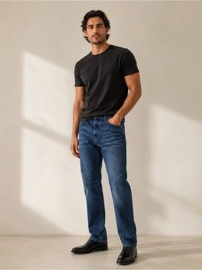 D&G Dolce & Gabbana Men’s Straight Jeans NWT Blue Denim Ittierre Italy